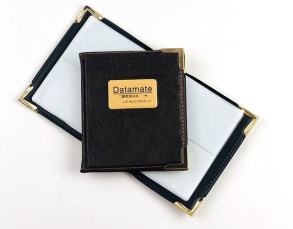 Візитниця 104 візиток "Datamate" шкірзам