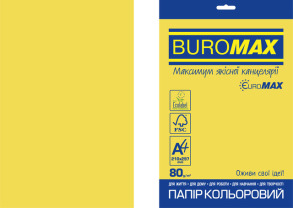 Папір "Euromax" інтенсив А4 80 г/м2, 20 арк., синій