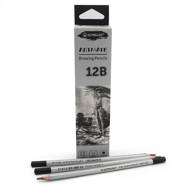 Олівець графітний 12B "Acmeliae Artmate" (уп.=12 шт.)