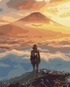 Картина за номером 40*50 см BS 43544 "Райський краєвид" Brushme