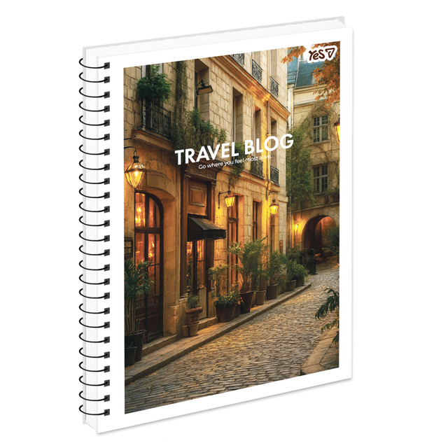 Блокнот А4 80 арк., "City Strolls", #, МО, пружина бокова Yes