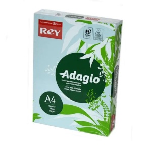 Папір "Rey Adagio" пастель A4, 80 г/м2, 500 арк., Sky 86/ніжно-блакитний
