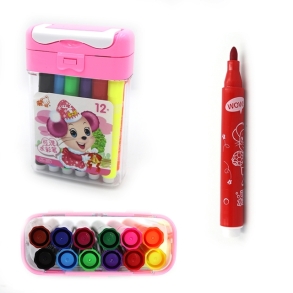 Фломастери Josef Otten 12 кол. "Mouse Washable" у пластиковому боксі