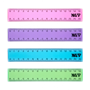 Лінійка пластикова 15 см "O'range Line" Yes