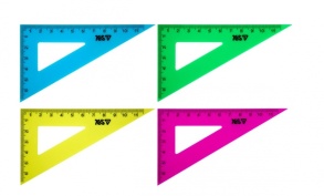 Трикутник пластиковий неоновий 11 см "O'range Line" (уп.=48 шт.) Yes