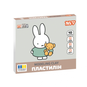 Пластилін Yes 10 кол. 200 г "Miffy"