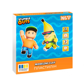 Пластилін Yes 12 кол. 240 г "Stumble Guys"