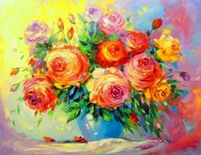 Картина зі страз 20*30 см 189377 "Веселі кольори" Гулівер