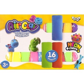 Пластилінова паста 16 кол. "AIR Clay" Danko Toys