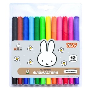 Фломастери Yes 12 кол. "Miffy"