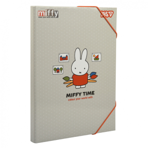 Папка для праці картонна на гумку В4 "Miffy" Yes