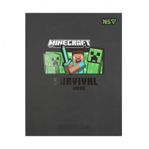 Щоденник шкільний Yes А5 40 арк. ІО "Minecraft"
