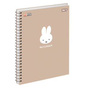 Блокнот А4 80 арк., "Miffy", #, МО, пружина бокова Yes