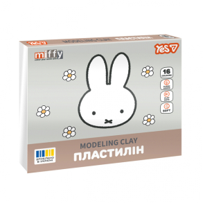 Пластилін Yes 16 кол. 320 г "Miffy"