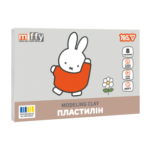 Пластилін Yes 8 кол. 160 г "Miffy"