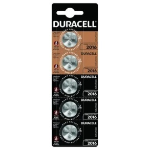 Батарейка-таблетка 2016 "Duracell" (уп.=5 шт.)