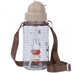 Пляшка для води 360 мл "Miffy" з трубочкою Yes