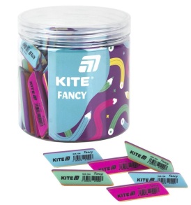 Гумка для стирання Kite прямокутна/скошена "Fancy" (уп.=50 шт.)