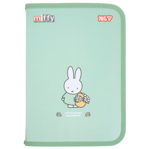 Папка для зошитів пластикова на блискавку В5 "Miffy" Yes