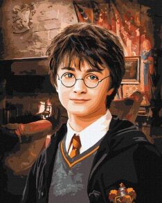 Картина за номером 40*50 см КНО8708 "WB Harry Potter: Вітальня Ґрифіндору" Ідейка