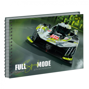 Альбом для малювання А4 30 арк., 100 г/м2, пружина "Full Mode Green" Yes