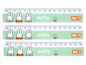 Лінійка пластикова 15 см "Miffy" Yes