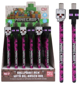 Ручка кулькова Yes "Minecraft", 0,7 мм, фіолетова (уп.=36 шт.)
