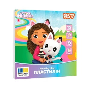 Пластилін Yes 12 кол. 240 г "Gabby Dollhouse"