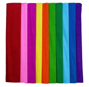 Папір гофрований мікс Zibi 110 % 50*200 см 10 кол./10 арк.