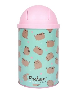 Контейнер для сміття настільний металевий "Pusheen" Yes