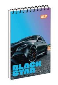 Блокнот А6 80 арк., "Dark Speed", #, ТО, пружина верхня Yes