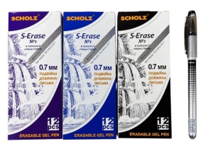 Ручка гелева ПИШИ-СТИРАЙ "M&G Scholz", 0,7 мм, синя (уп.=12 шт.)