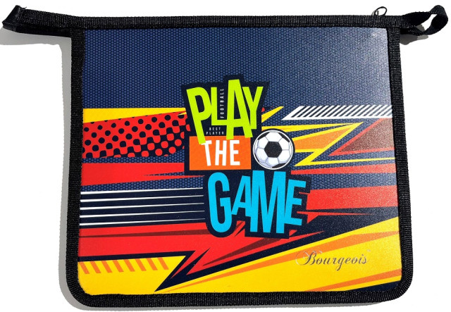 Портфель дитячий пластиковий на блискавку А5+ "Play The Game" Fresh