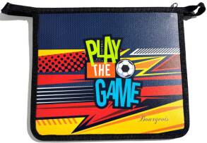 Портфель дитячий пластиковий на блискавку А5+ "Play The Game" Fresh