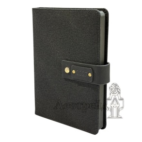 Щоденник датований Buromax А5 2027 21185-01 "Fiber" чорний
