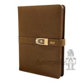 Щоденник датований Buromax А5 2027 21187-18 "Mellow" коричневий