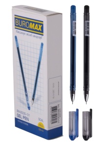 Ручка гелева Buromax "Goal", 0,5 мм, синя (уп.=12 шт.)