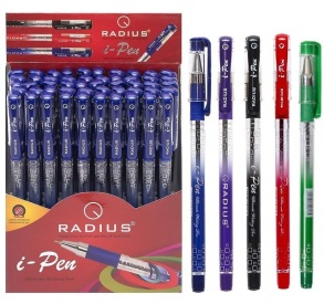 Ручка кулькова Radius "I-Pen", 0,7 мм, масляна основа, синя (уп.=50 шт.)