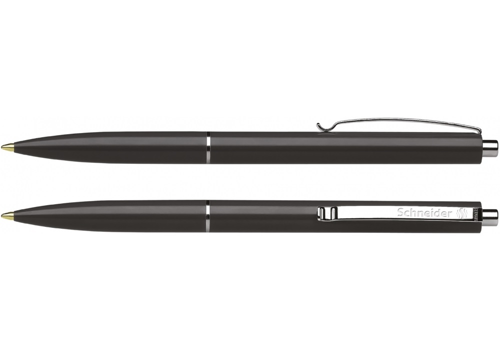 Ручка кулькова автомат Schneider "К15", 0,7 мм, чорна/корпус чорний (уп.=50 шт.) 