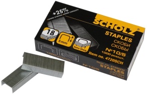 Скоби № 10 (1000 шт.) Scholz
