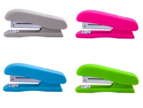Степлер № 24/6-26/6 20 арк., корпус пластиковий "Rubber Touch" Buromax