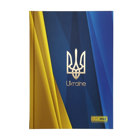 Блокнот А5 96 арк., "24511101 Ukraine", #, ТО, синій Buromax