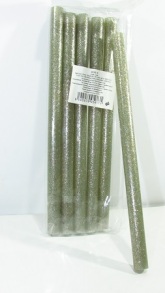 Стержні до пістолета для клею "Silver Glitter", d=1,1 мм, 18 см, 6 шт. JO