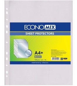 Файл А4+ 30 мкм глянцевий (уп.=100 шт.) Economix 