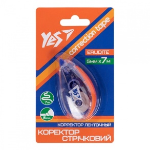 Коректор стрічковий 5 мм*6 м "Erudite" Yes