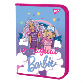 Папка для зошитів пластикова на блискавку В5 "Barbie" Yes