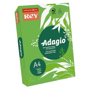 Папір "Rey Adagio" інтенсив A4, 160 г/м2, 250 арк., Deep Green 52/темно-зелений