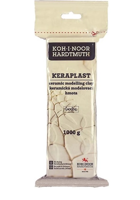 Пластилін скульптурний 1000 г білий "Kereplast" Koh-I-Noor