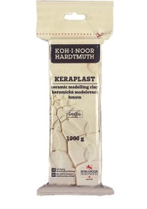 Пластилін скульптурний 1000 г білий "Kereplast" Koh-I-Noor