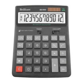 Калькулятор Brilliant BS-555 12-ти розрядний дисплей